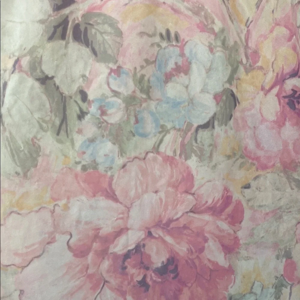 Miss Elaine Pink and‎ Cream Floral Pajama